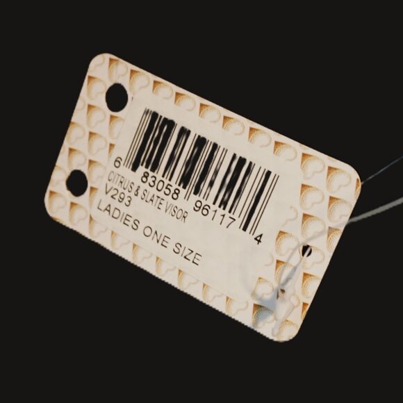 Glove It Citrus and Slate Visor Bungy Cord Back Women’s OSFM - Picture 8 of 9